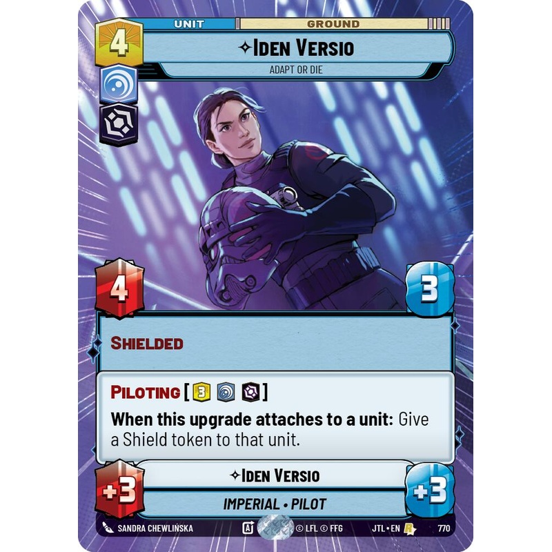 Iden Versio - Adapt or Die (770) (Hyperspace Foil) (770) [Jump to Lightspeed]