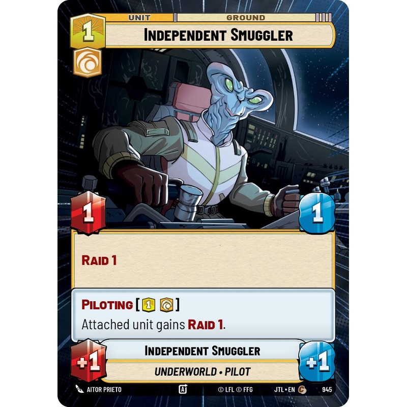 Independent Smuggler (945) (Hyperspace Foil) (945) [Jump to Lightspeed]