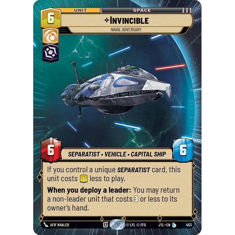 Invincible - Naval Adversary (453) (Hyperspace) (453) [Jump to Lightspeed]