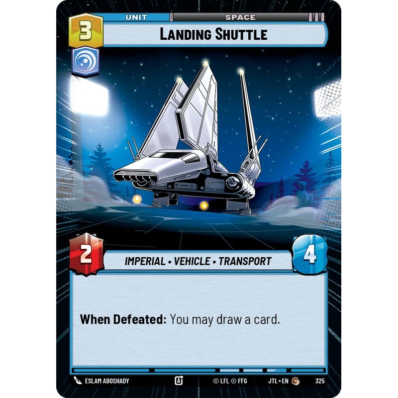 Landing Shuttle (325) (Hyperspace) (325) [Jump to Lightspeed]