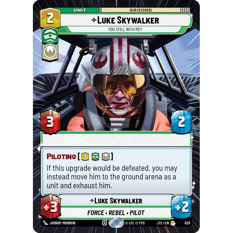 Luke Skywalker - You Still With Me? (828) (Hyperspace Foil) (828) [Jump to Lightspeed]