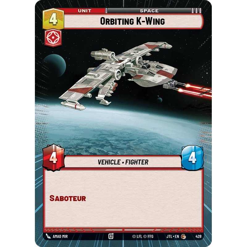 Orbiting K-Wing (428) (Hyperspace) (428) [Jump to Lightspeed]