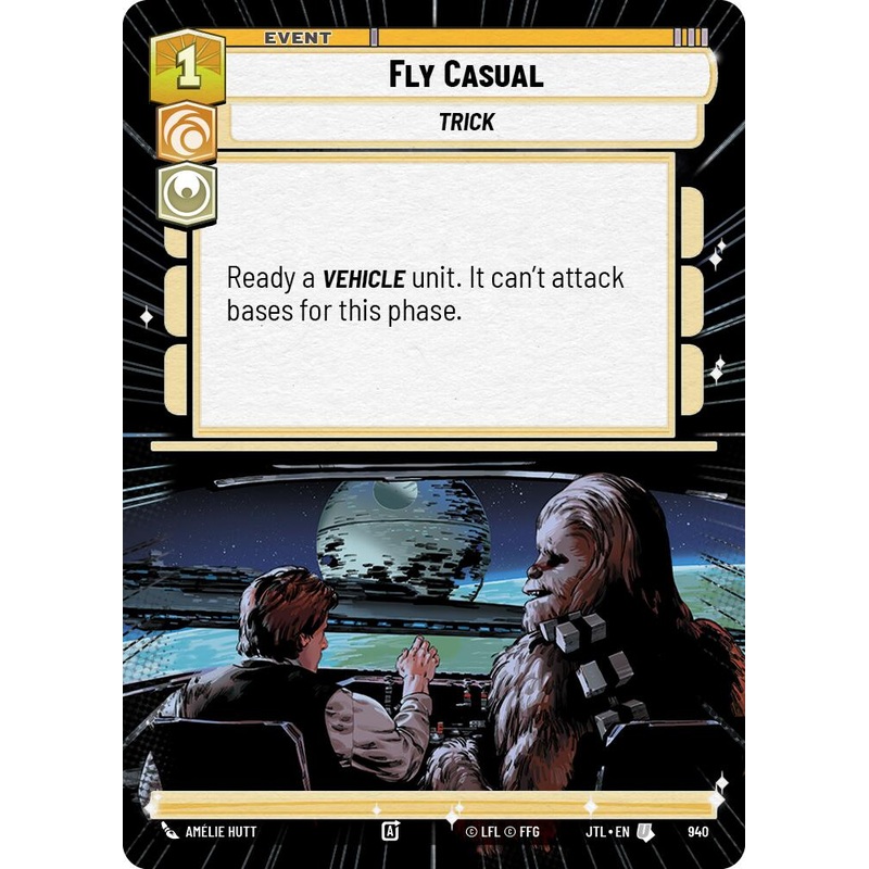 Fly Casual (940) (Hyperspace Foil) (940) [Jump to Lightspeed]