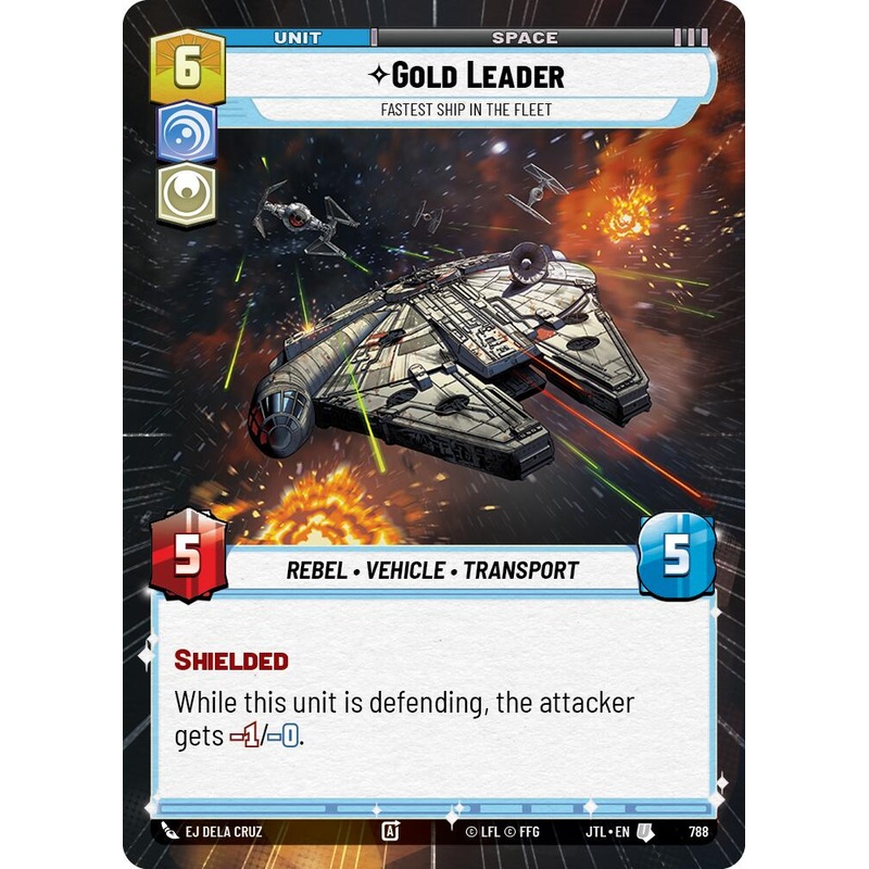 Gold Leader - Fastest Ship in the Fleet (788) (Hyperspace Foil) (788) [Jump to Lightspeed]