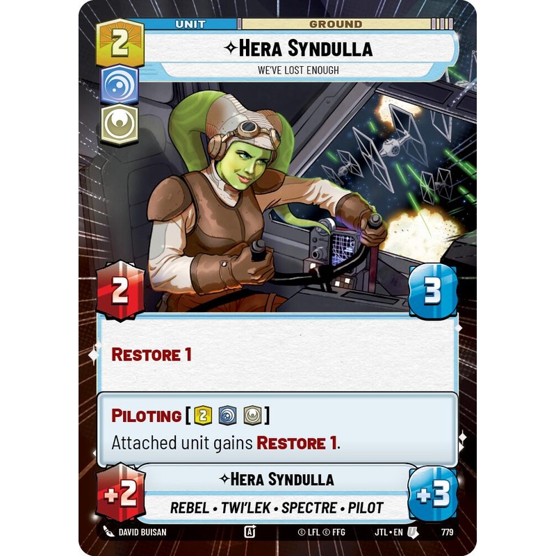 Hera Syndulla - We've Lost Enough (779) (Hyperspace Foil) (779) [Jump to Lightspeed]