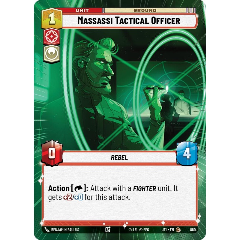 Massassi Tactical Officer (880) (Hyperspace Foil) (880) [Jump to Lightspeed]