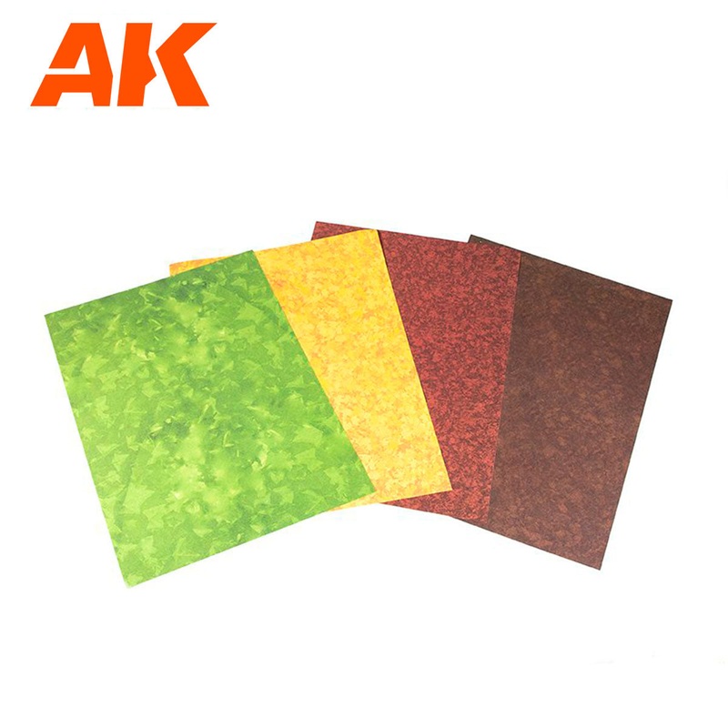 PUNCHING LEAVES SHEETS SET (4 units of A4-size sheets)