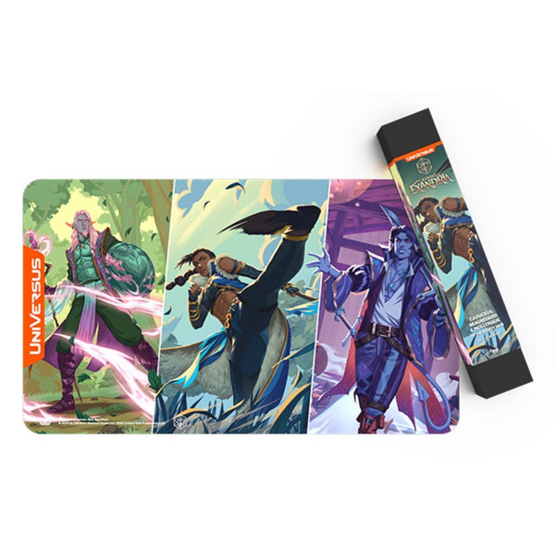 Universus CCG: Critical Role- Heroes of Exandria- Caduceus, Beauregard, and Mollymauk Playmat