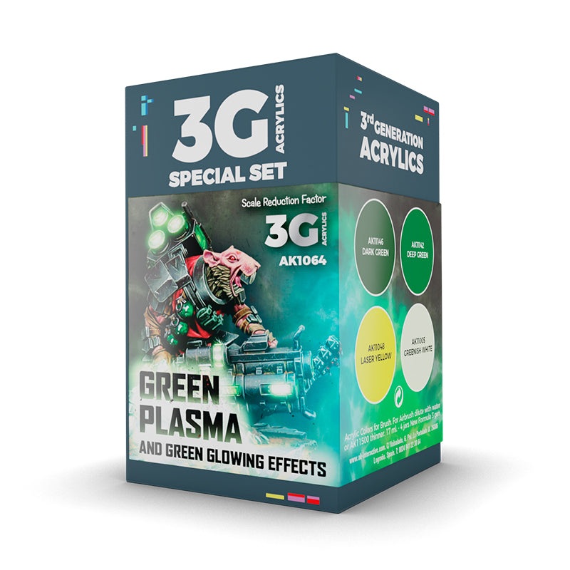 Wargame Color Set - Green Plasma and Glowing Effects