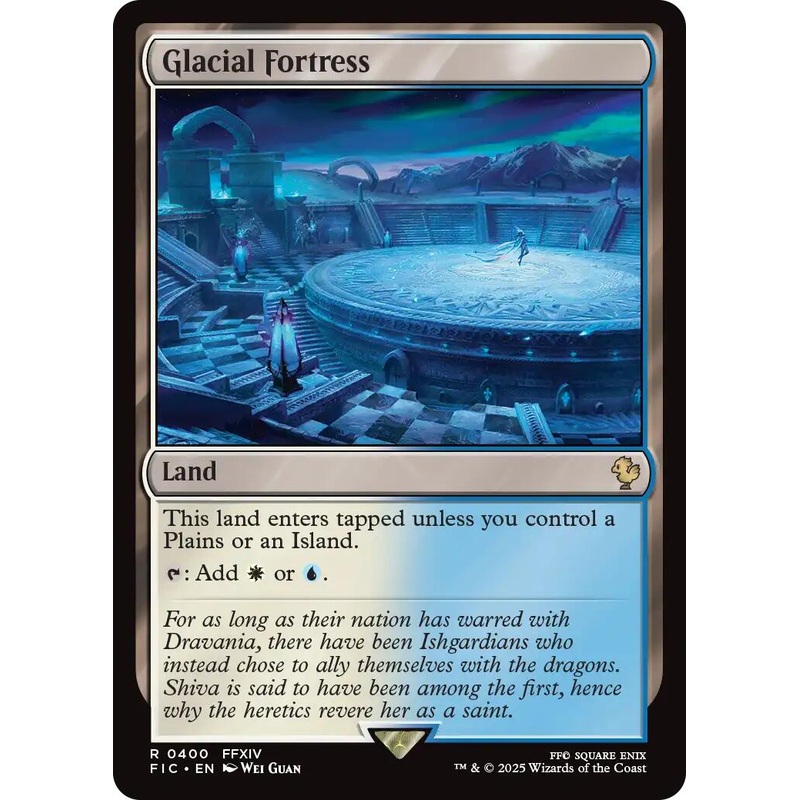 Glacial Fortress (Surge Foil) [FINAL FANTASY Commander]