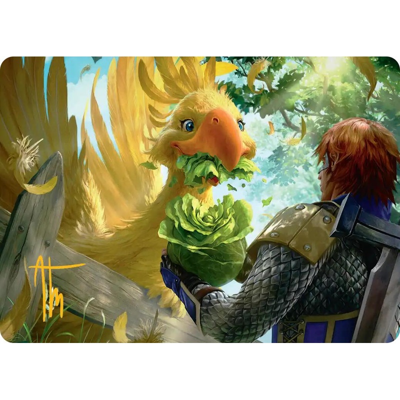 Gysahl Greens Art Card (Gold-Stamped Signature) [FINAL FANTASY Art Series]