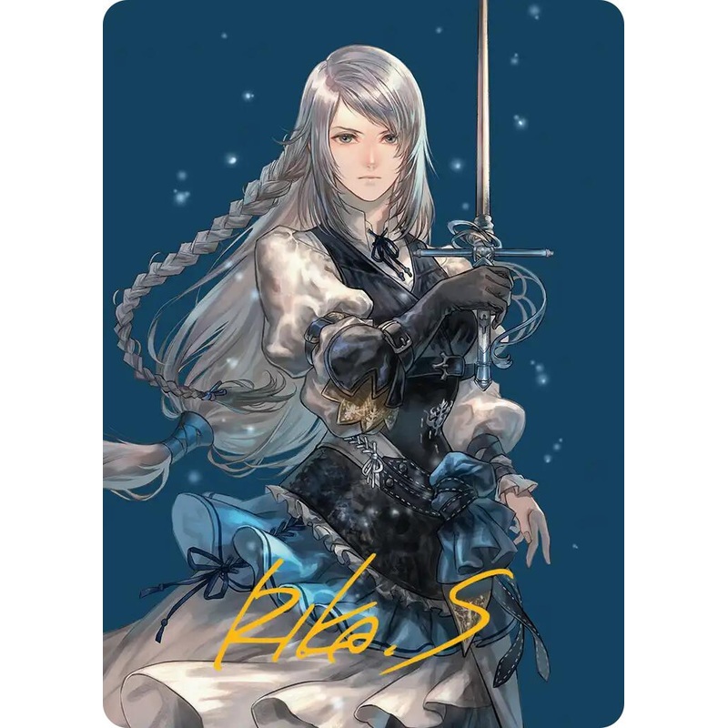 Jill, Shiva's Dominant Art Card (Gold-Stamped Signature) [FINAL FANTASY Art Series]
