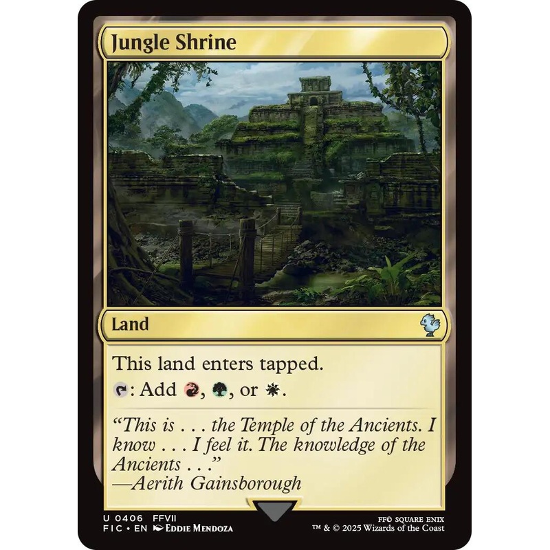 Jungle Shrine (Surge Foil) [FINAL FANTASY Commander]