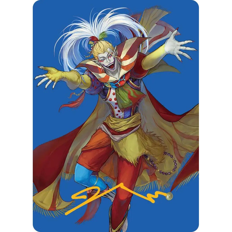 Kefka, Court Mage Art Card (Gold-Stamped Signature) [FINAL FANTASY Art Series]