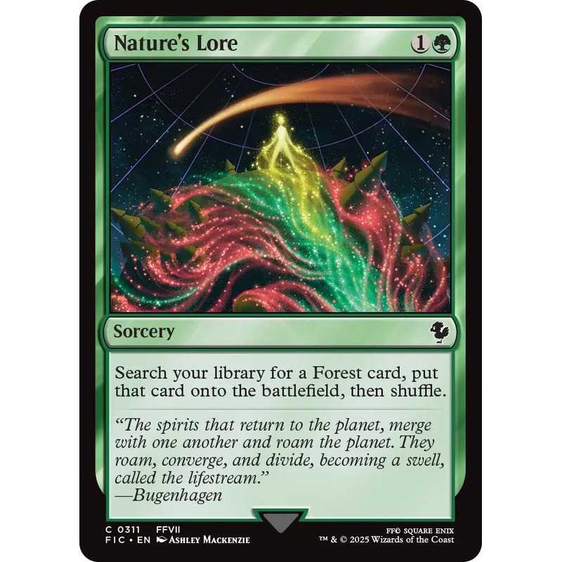 Nature's Lore (Surge Foil) [FINAL FANTASY Commander]