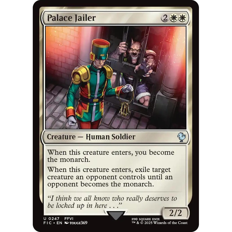 Palace Jailer (Surge Foil) [FINAL FANTASY Commander]