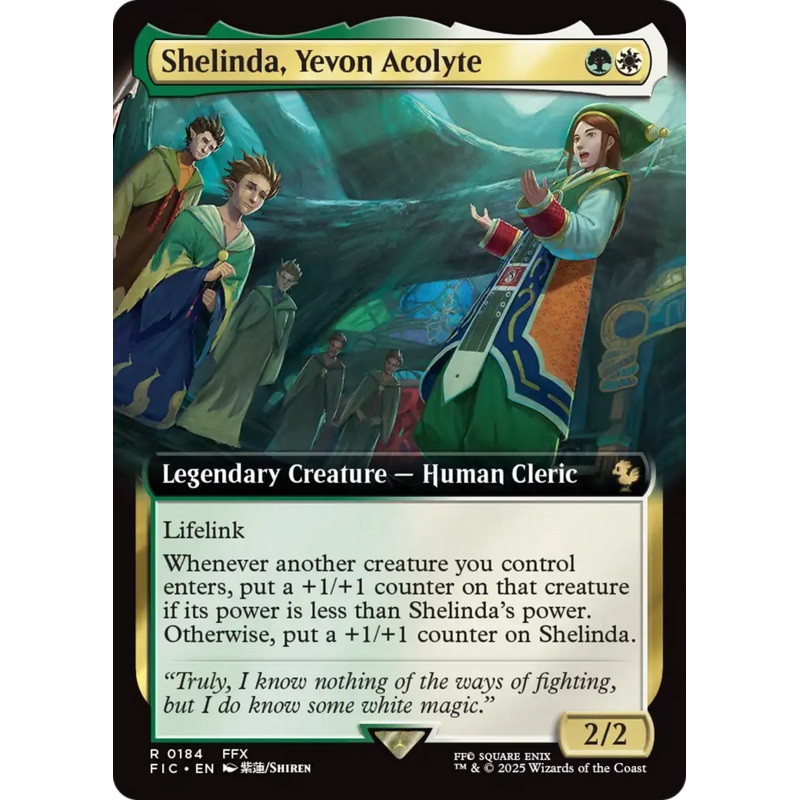 Shelinda, Yevon Acolyte (Extended Art) [FINAL FANTASY Commander]