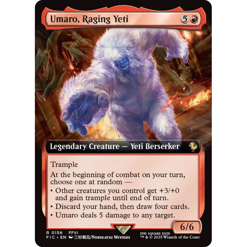 Umaro, Raging Yeti (Extended Art) [FINAL FANTASY Commander]