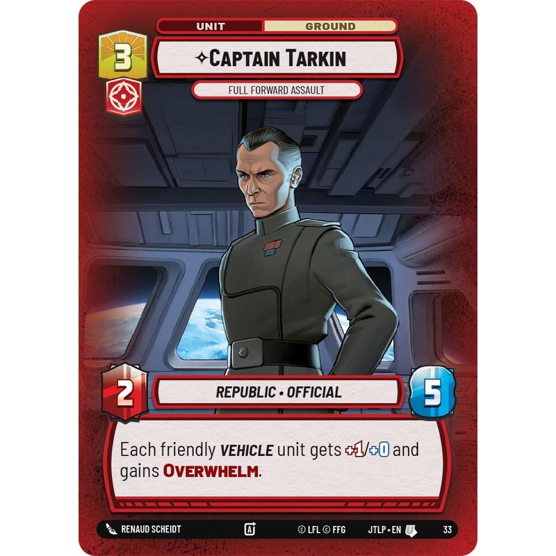 Captain Tarkin - Full Forward Assault (Foil) (33) [Jump to Lightspeed: Weekly Play]