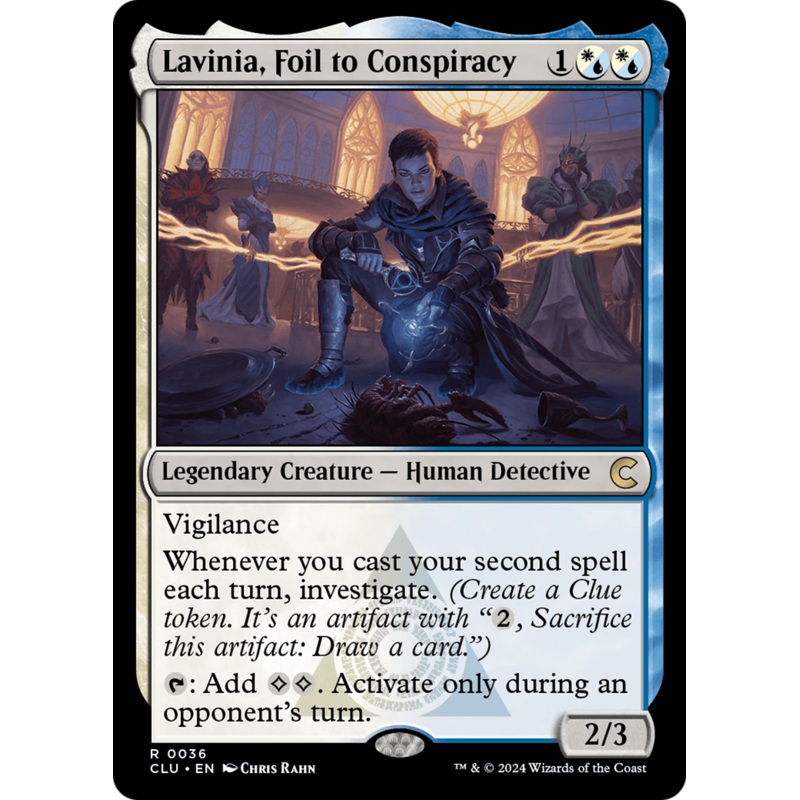 Lavinia, Foil to Conspiracy [Ravnica: Clue Edition]