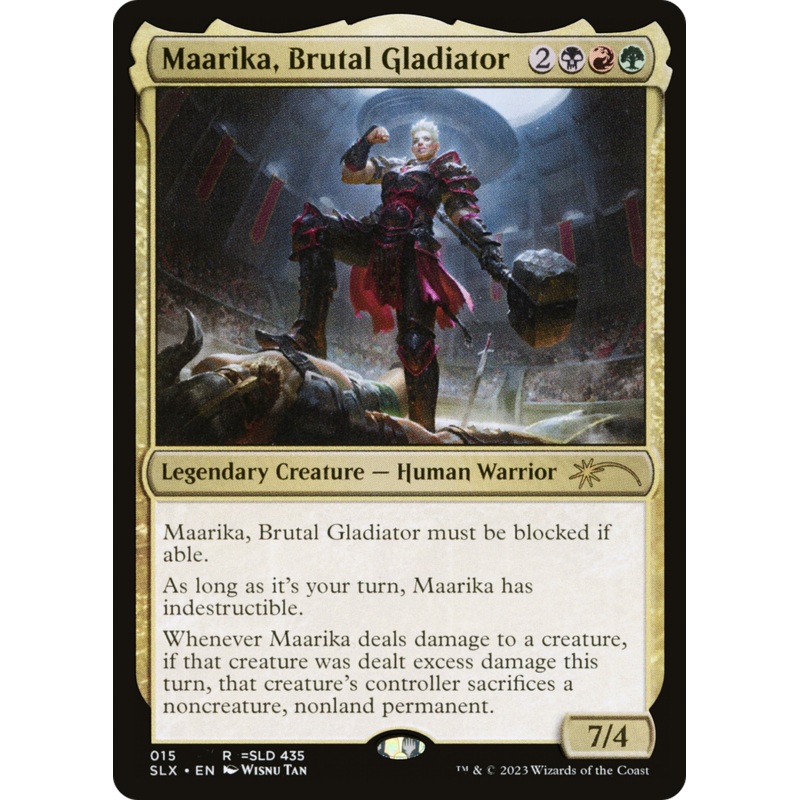 Maarika, Brutal Gladiator [Secret Lair: Universes Within]