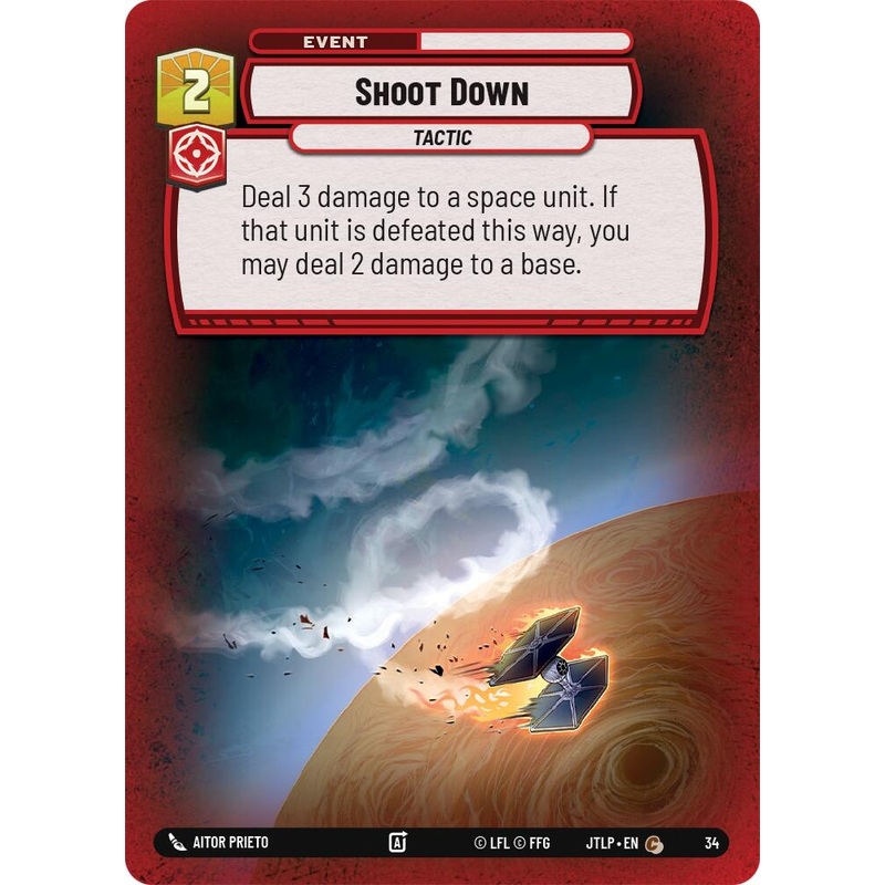 Shoot Down (Foil) (34) [Jump to Lightspeed: Weekly Play]