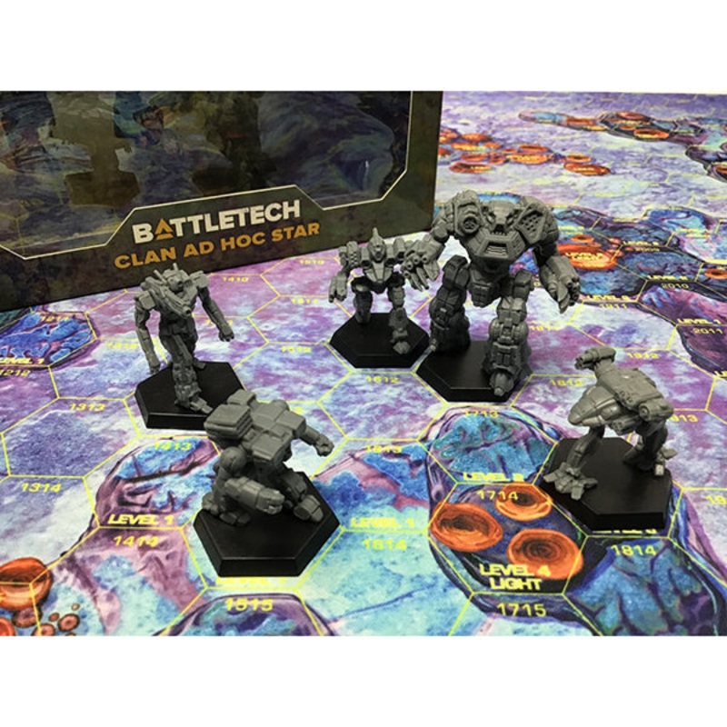 BattleTech: Clan Ad Hoc Star Miniatures Pack