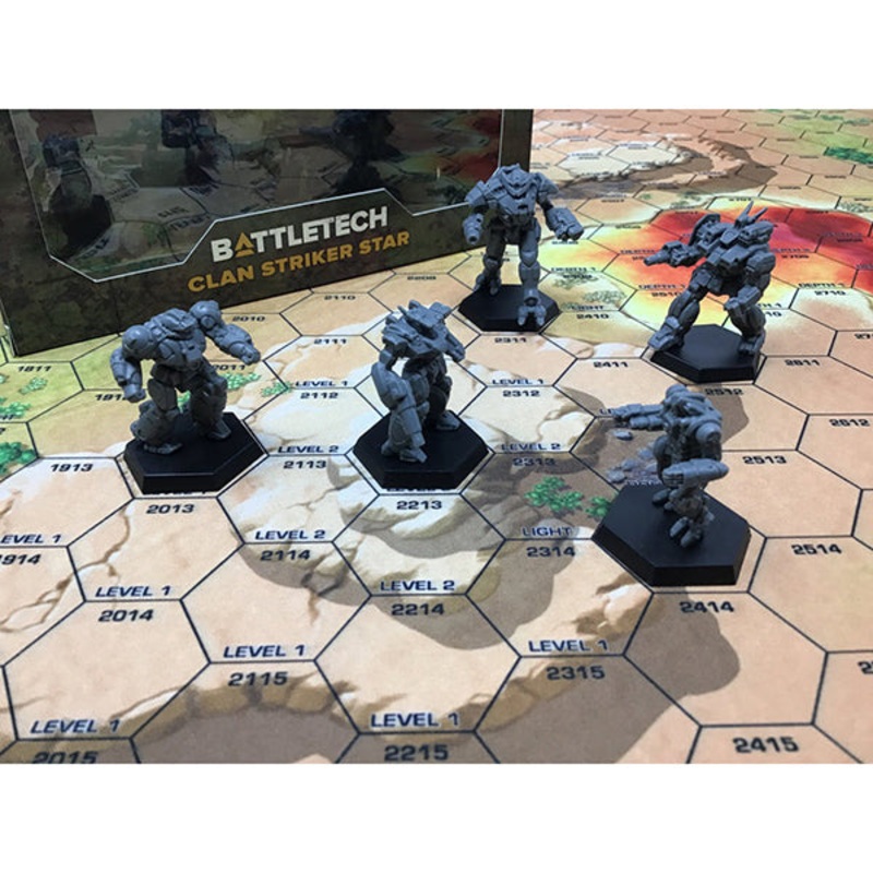 BattleTech: Clan Striker Star Miniatures Pack