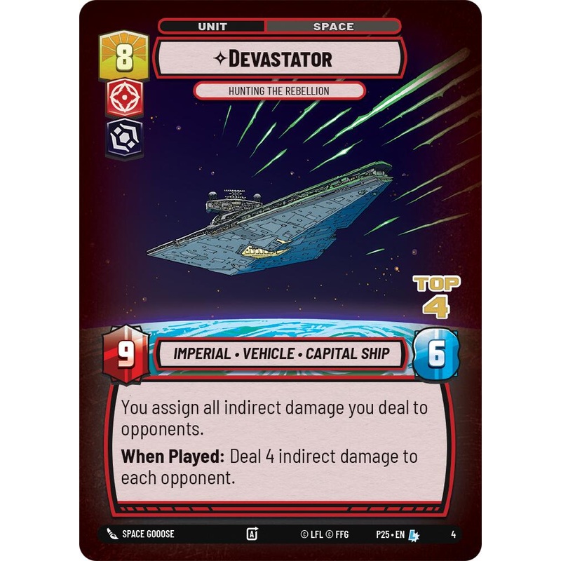 Devastator - Hunting the Rebellion (4) (Top 4) (4) [Store Showdown Promos]