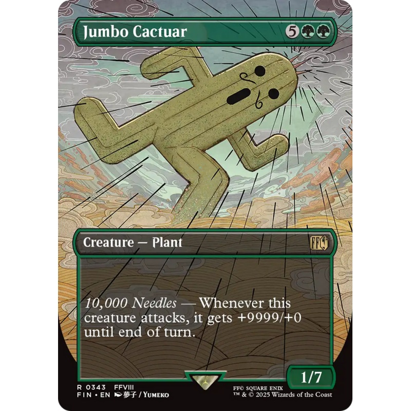 Jumbo Cactuar (Borderless) [FINAL FANTASY]