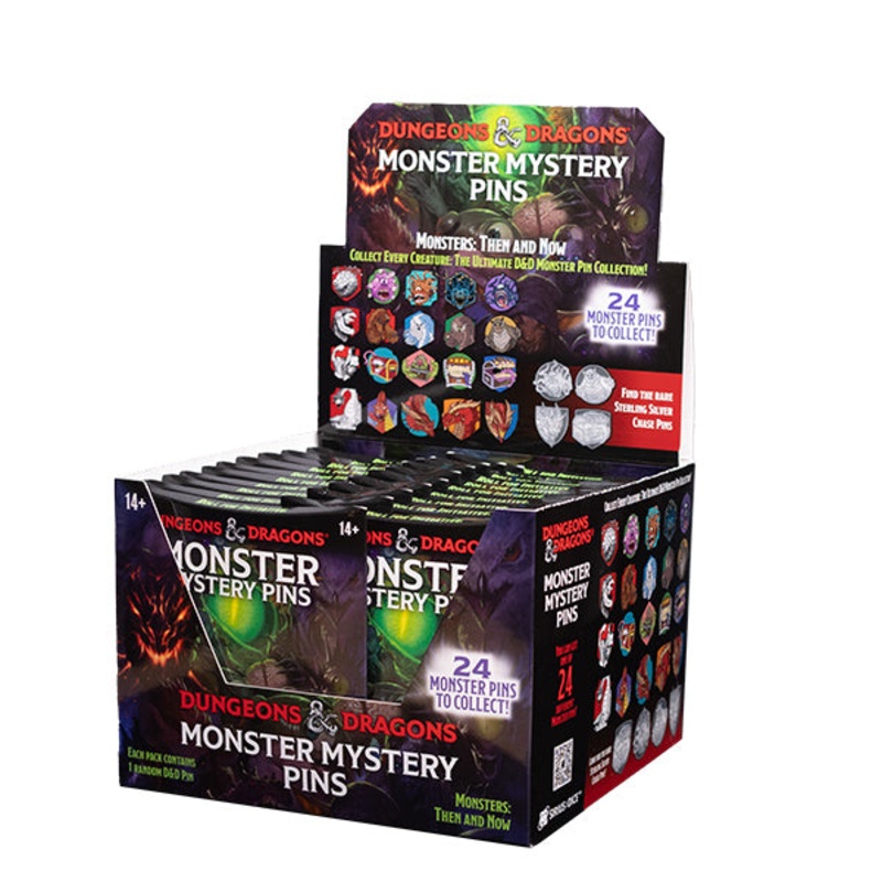 Pin: D&D Monster Mystery Pins Display (20 Packs)