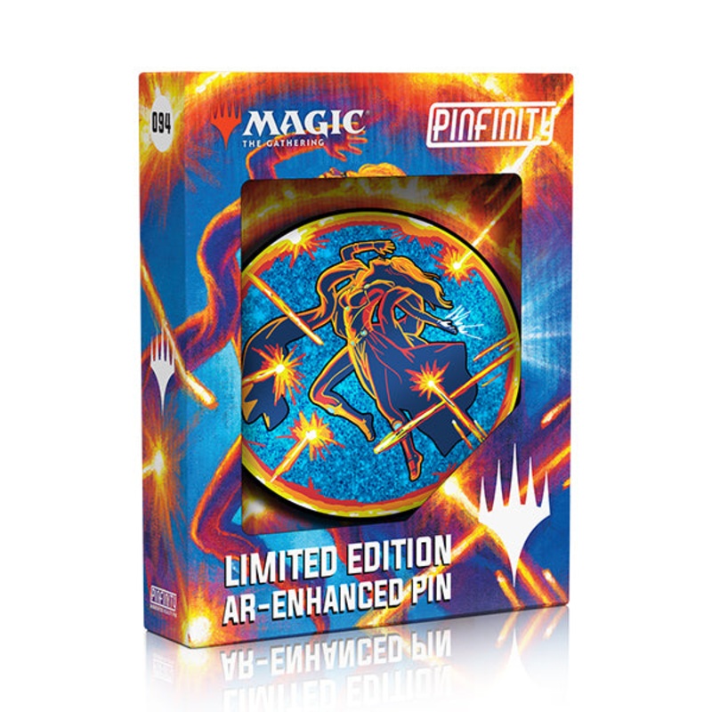 Pin: MTG Spells- Force of Negation AR Pin, Glitter Variant