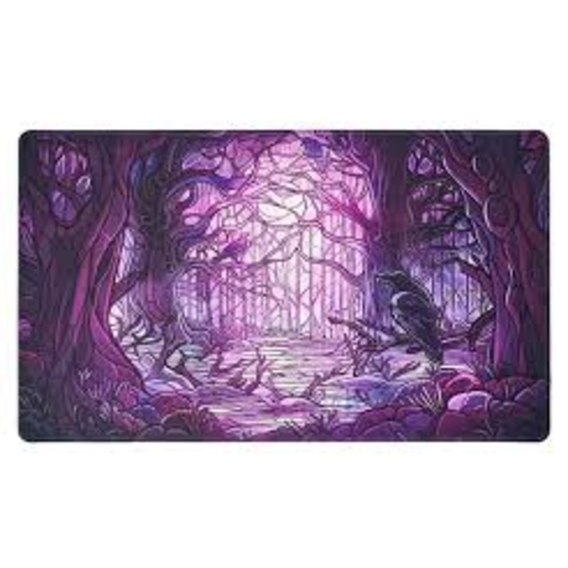 Arcane Fortress Stained Glass Playmat: Decaying Swamp