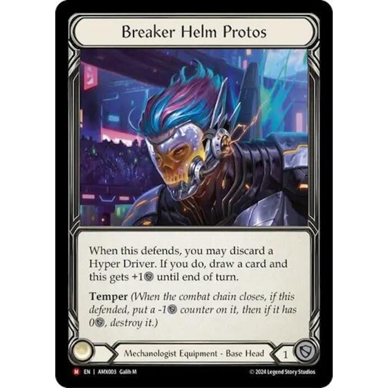 Breaker Helm Protos [AMX003] (Armory Deck: Maxx Nitro)  Rainbow Foil