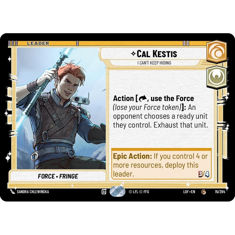 Cal Kestis - I Can't Keep Hiding (015/264) (015/264) [Legends of the Force]