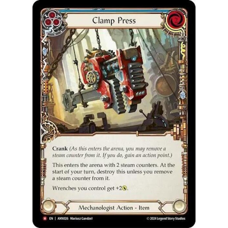 Clamp Press [AMX026] (Armory Deck: Maxx Nitro)