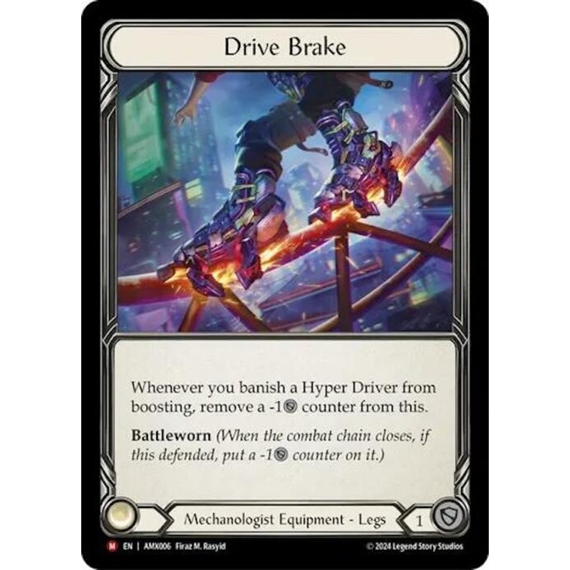 Drive Brake [AMX006] (Armory Deck: Maxx Nitro)  Rainbow Foil