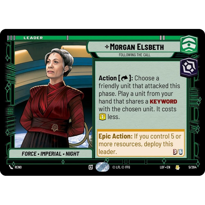 Morgan Elsbeth - Following the Call (005/264) (005/264) [Legends of the Force]