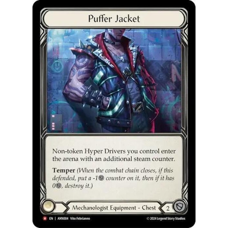 Puffer Jacket [AMX004] (Armory Deck: Maxx Nitro)  Rainbow Foil