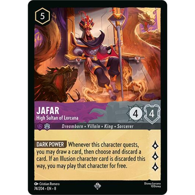 Jafar - High Sultan of Lorcana (74/204) [Reign of Jafar]