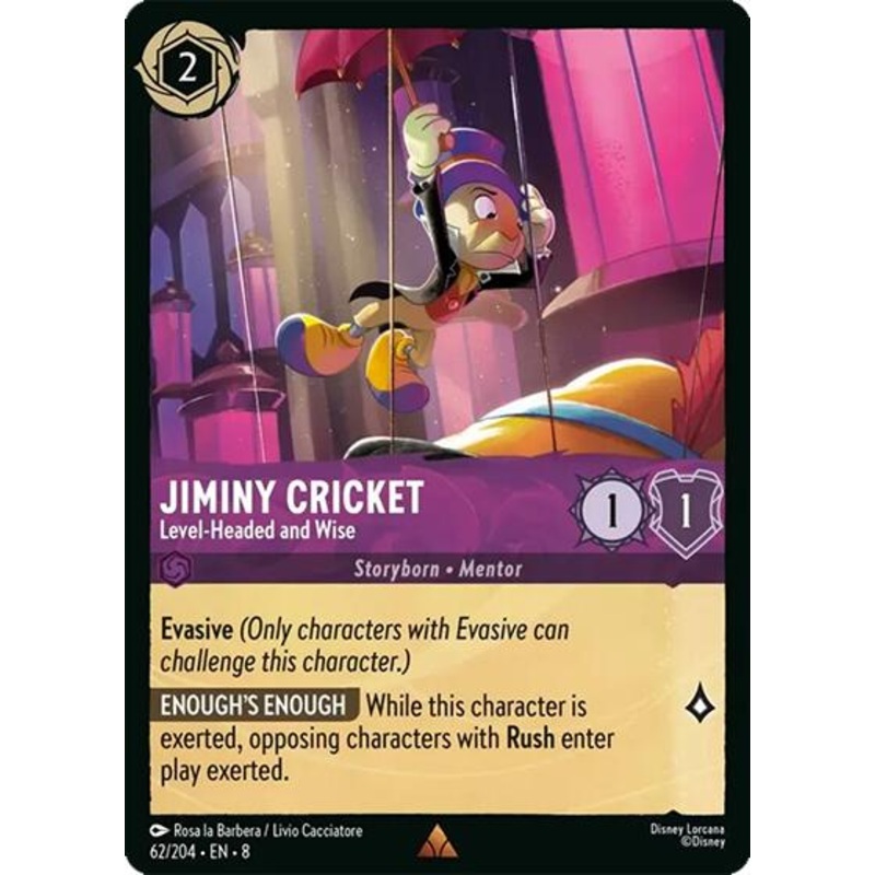 Jiminiy Cricket - Level-Headed and Wise (62/204) [Reign of Jafar]