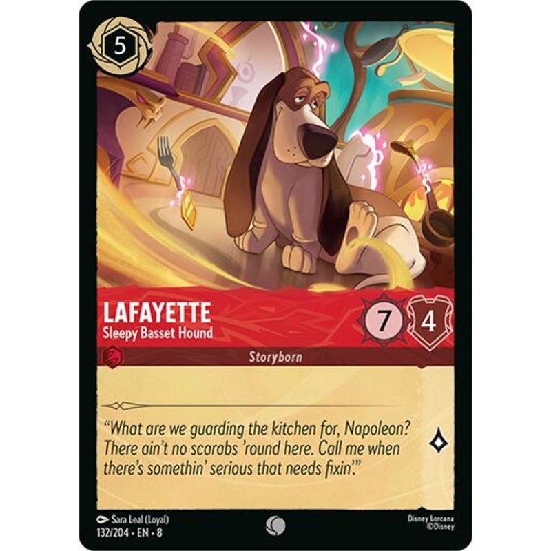 Lafayette - Sleepy Basset Hound (132/204) [Reign of Jafar]