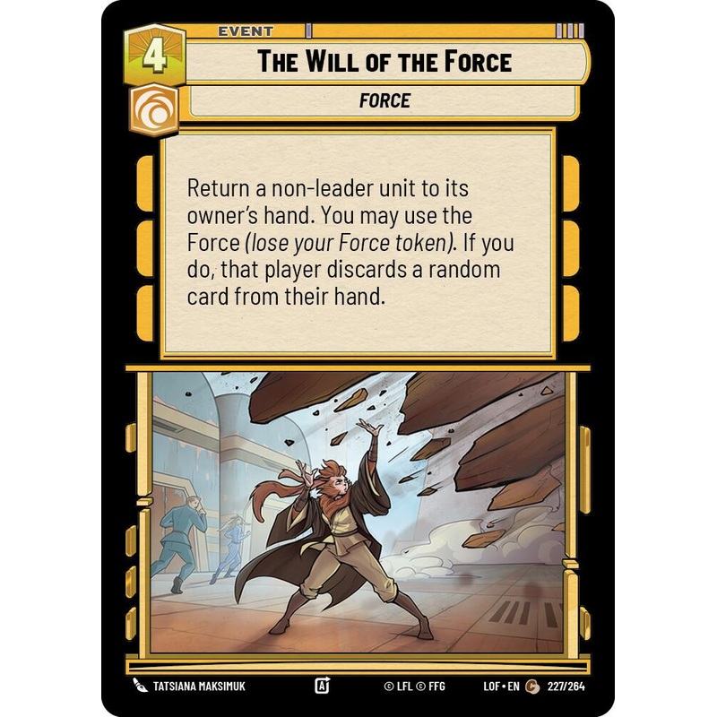 The Will of the Force (227/264) (227/264) [Legends of the Force]