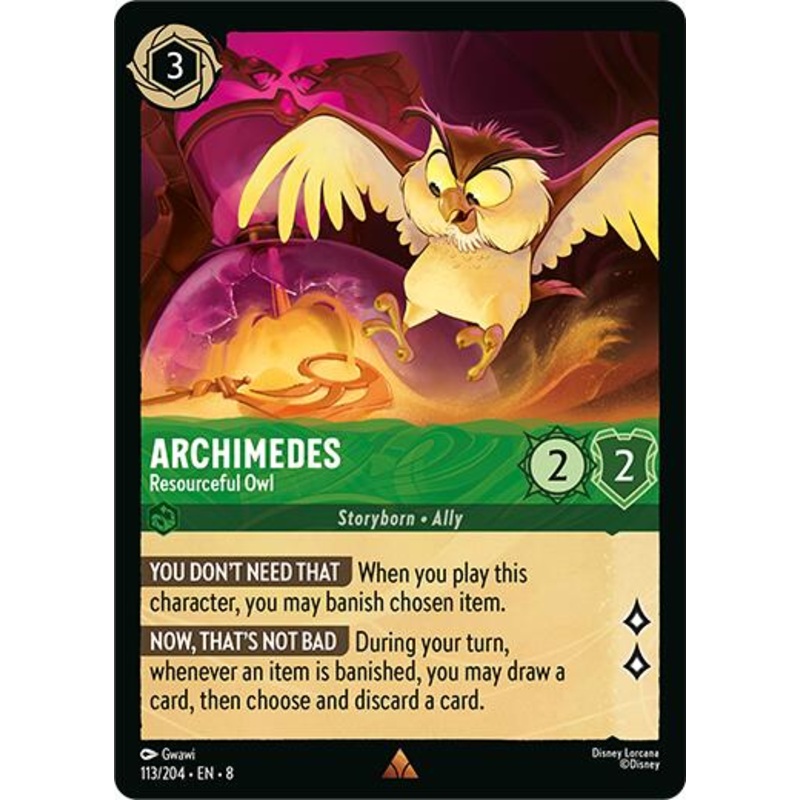 Archimedes - Resourceful Owl (113/204) [Reign of Jafar]