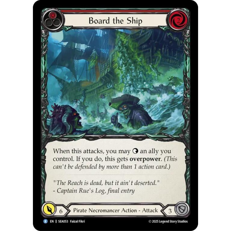 Board the Ship [SEA053] (High Seas)  Rainbow Foil
