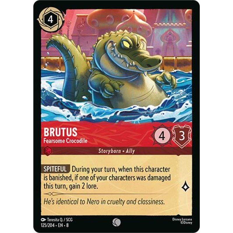 Brutus - Fearsome Crocodile (125/204) [Reign of Jafar]