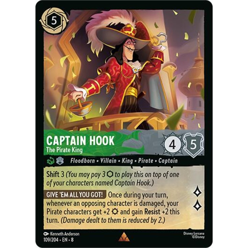 Captain Hook - The Pirate King (109/204) [Reign of Jafar]