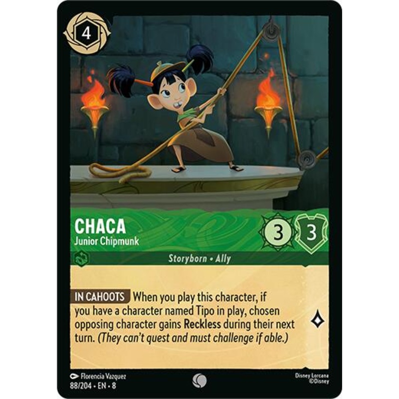 Chaca - Junior Chipmunk (88/204) [Reign of Jafar]