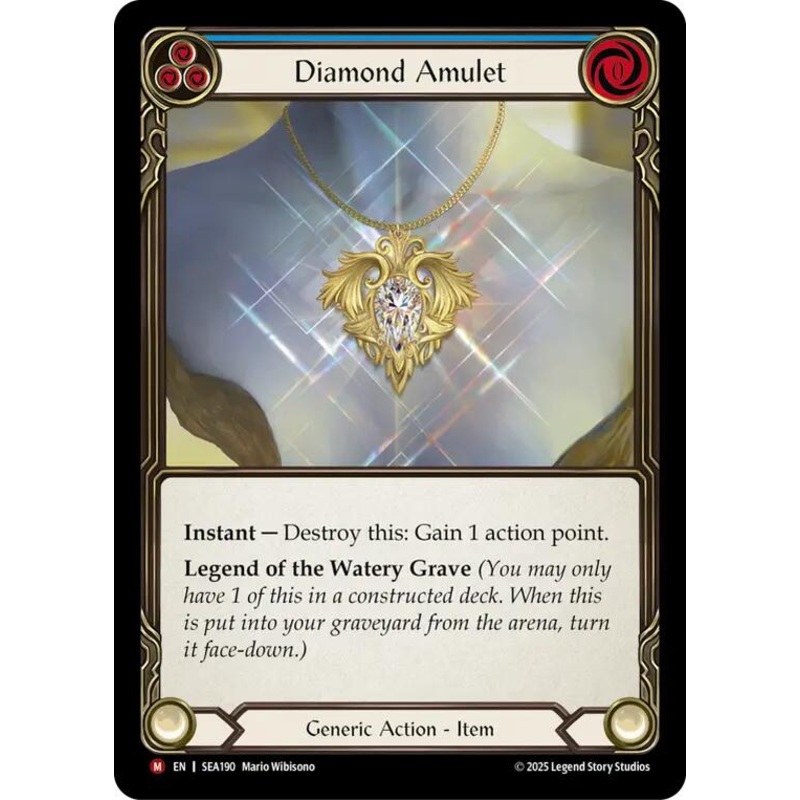 Diamond Amulet (Rainbow Foil) [SEA190] (High Seas)  Rainbow Foil