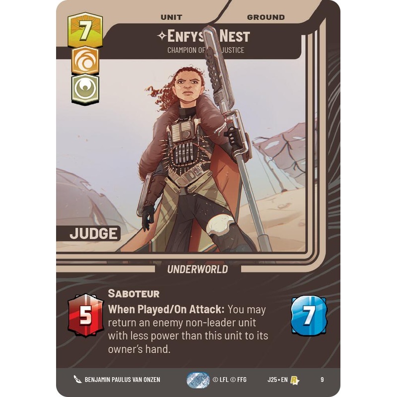 Enfys Nest - Champion of Justice (9) (9) [Judge Promos]